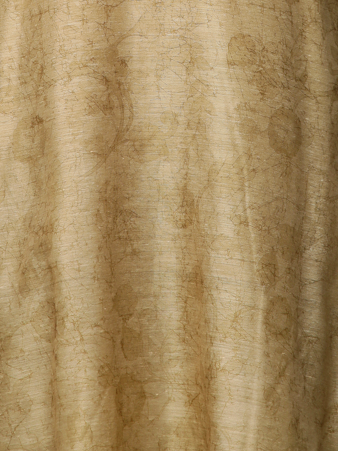 Ethnic Printed & Hand Embroidered Straight Kurta with Dupatta - Khaki