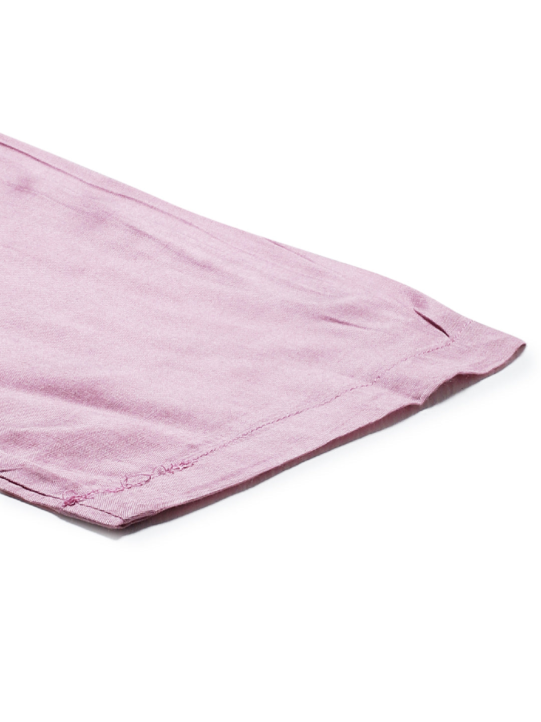Ethnic Embroidered Kurta with Pants & Dupatta - Lilac Purple