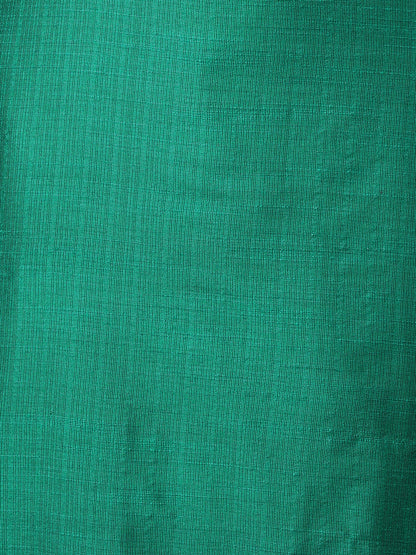Sequin Embroidered Straight Kurta - Sea Green