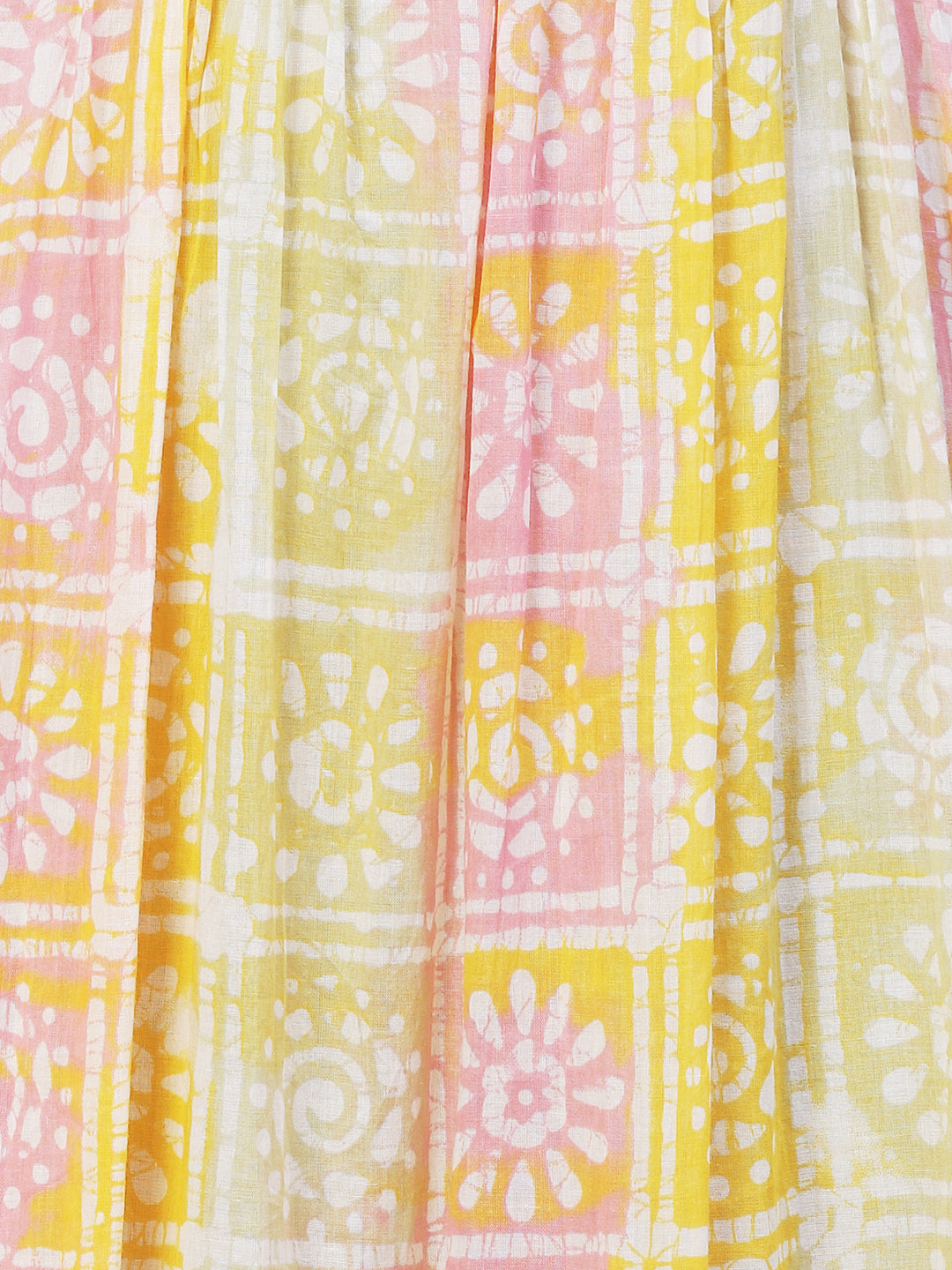 Ethnic Printed & Hand Embroidered A-Line Flare Maxi Dress - Multi