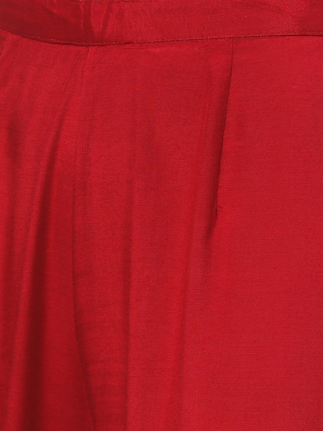 Ethnic Woven & Hand Embroidered Kurta with Pants & Dupatta - Maroon