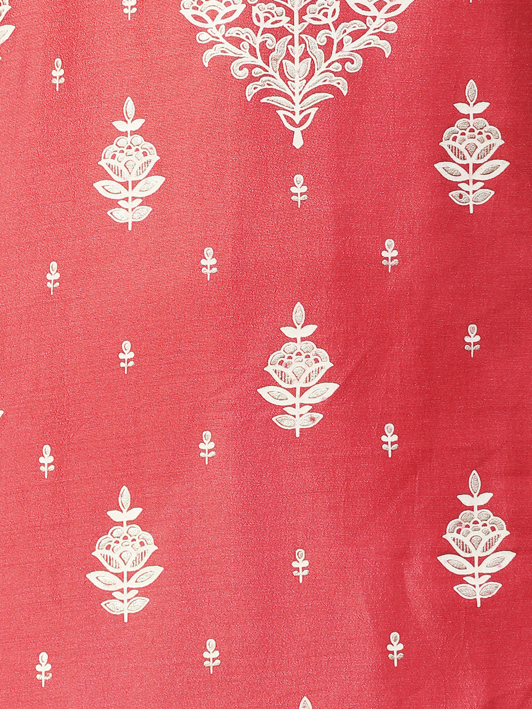 Ethnic Printed Straight Kurta with Pant & Dupatta - Pink
